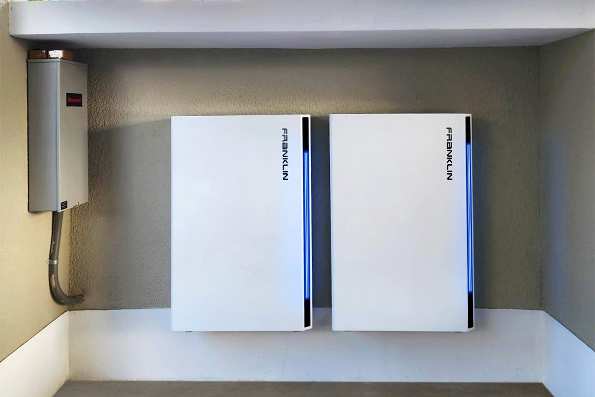 Solar battery system sized for household energy needs