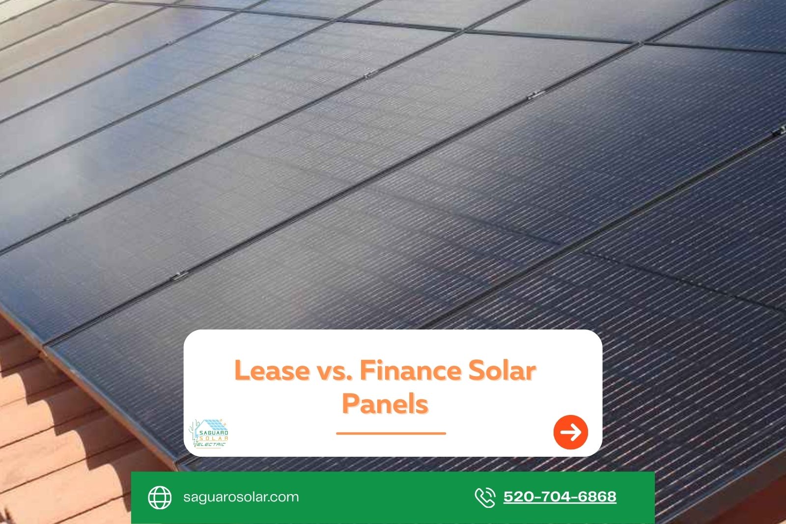 Lease vs. finance solar panels in Tucson