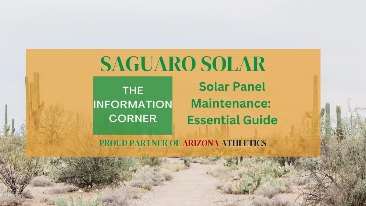 Solar Panel Maintenance: Essential Guide