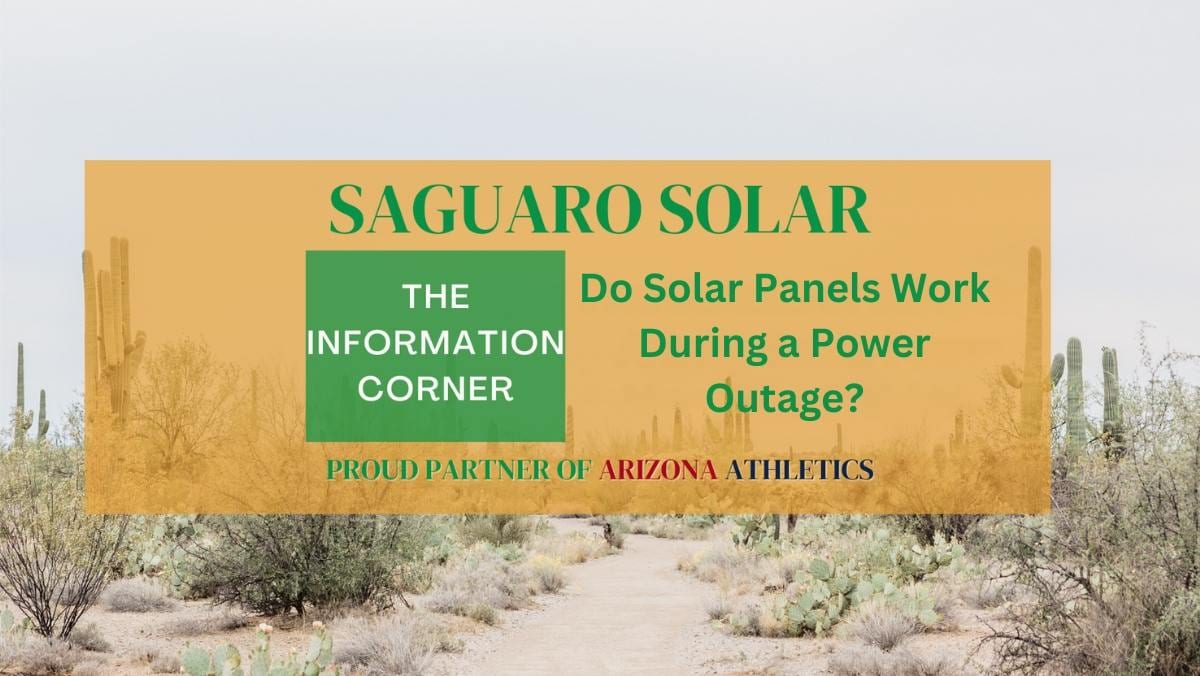 Do Solar Panels Work During a Power Outage?