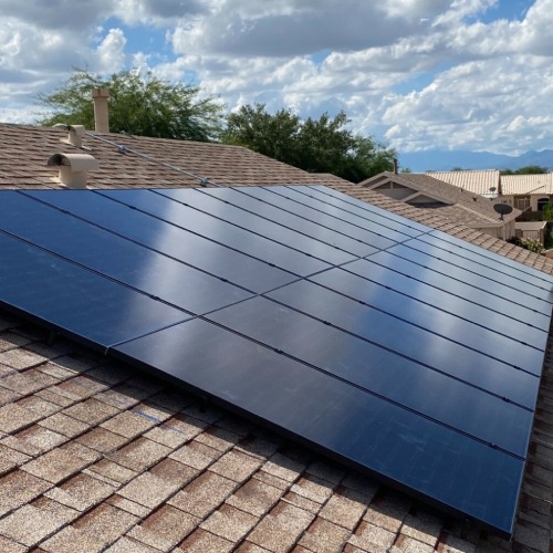 Solar installation near Rio Rico
