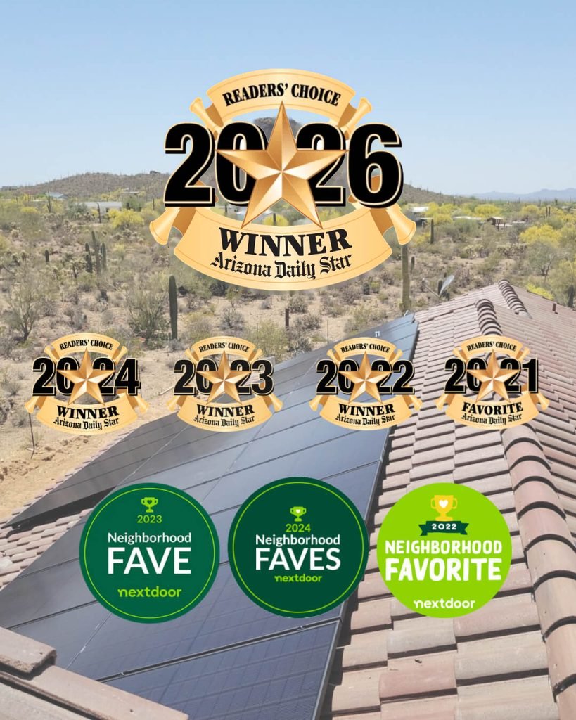 Saguaro Solar: Nextdoor Neighborhood Fave and Arizona Daily Star Readers' Choice award winner