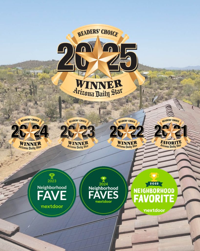 Saguaro Solar: Nextdoor Neighborhood Fave and Arizona Daily Star Readers' Choice award winner
