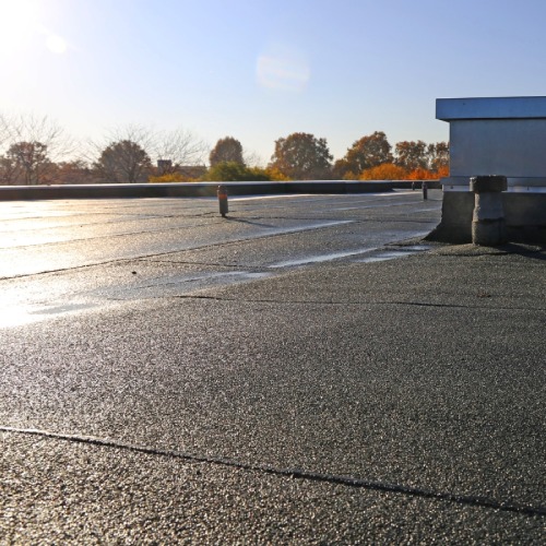 Saguaro Solar commercial flat roof installation in Tucson