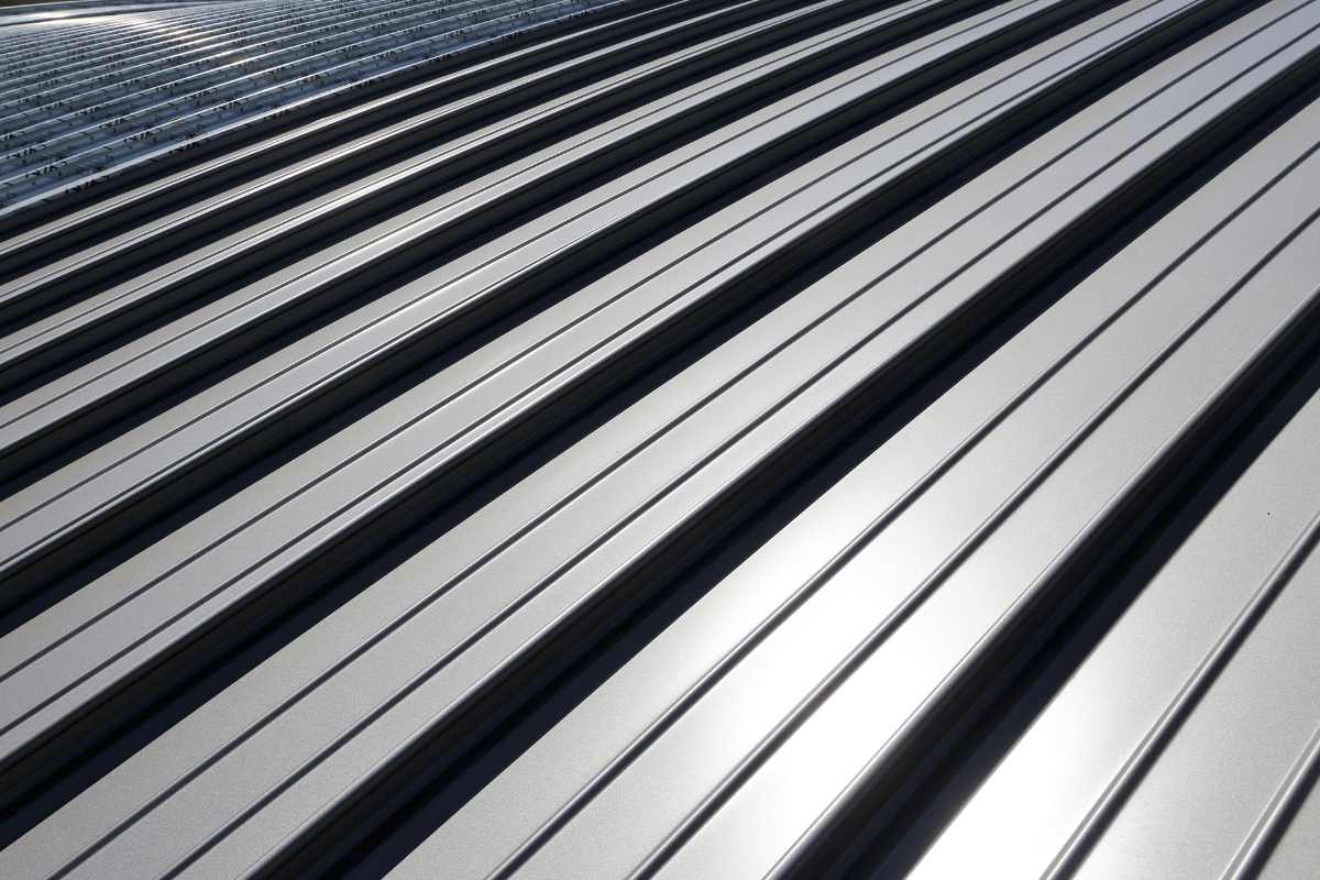 Metal roof on a Tucson home