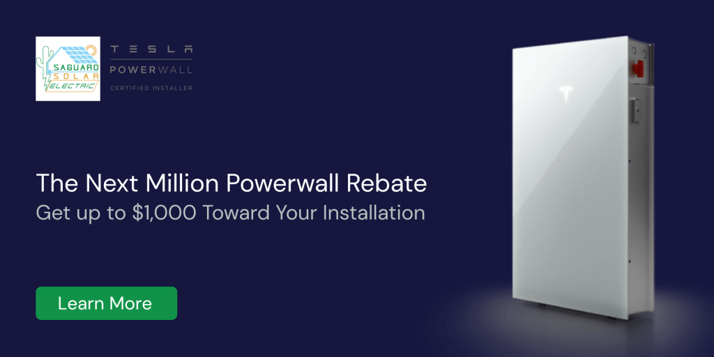 Certified Tesla Powerwall installer, Saguaro Solar